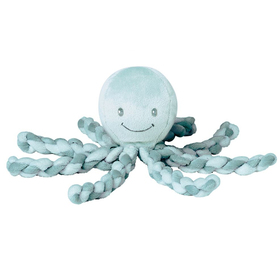 Игрушка мягкая Nattou Soft toy Lapidou Octopus Осьминог coppergreen-mint 878746